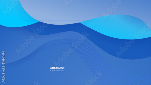 Dark blue banner geometric shapes abstract background geometry shine and layer element vector for presentation design. Suit for business, corporate, institution, party, festive, seminar, and talks.