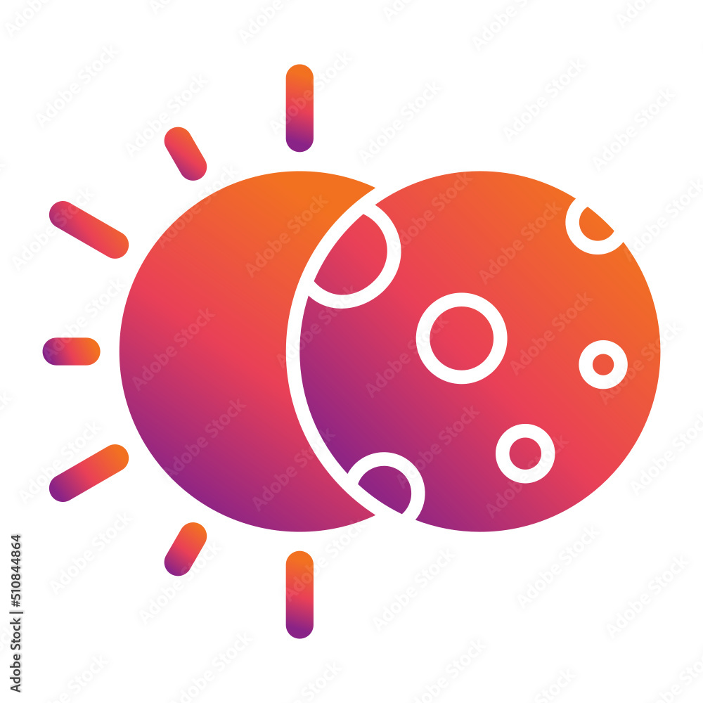 Fototapeta premium Eclipse Icon