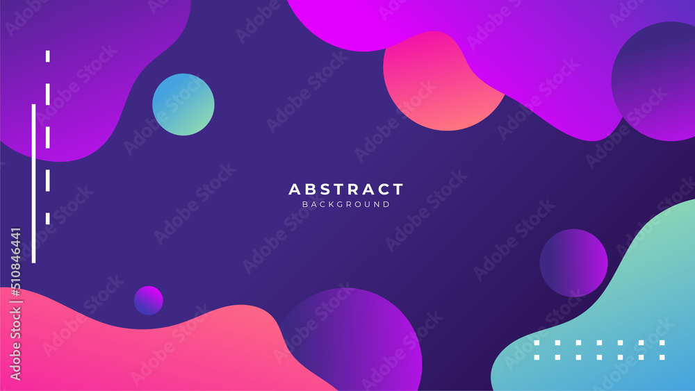 Abstract colorful purple pink shapes presentation background. Gradient dynamic lines background. Modern mosaic pattern colorful geometric design background