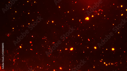 炎 宇宙 火花 火の粉 火事 戦場 シリアス 戦場 対決 煽り 背景 Fire embers particles over black background. Fire sparks background. Abstract dark glitter fire particles lights