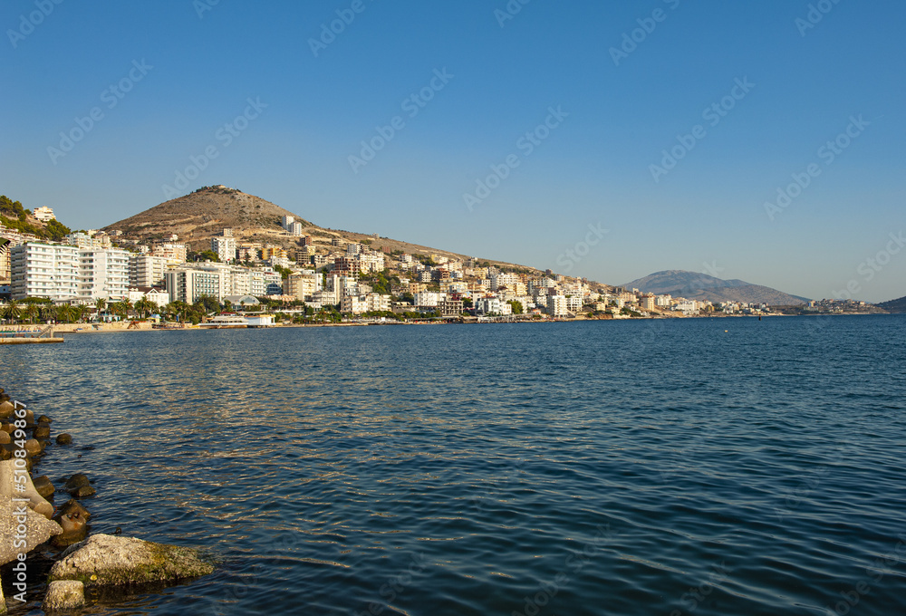 Saranda is Albanian coastal town in the South