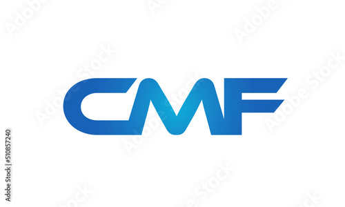 Connected CMF Letters logo Design Linked Chain logo Concept	 photo