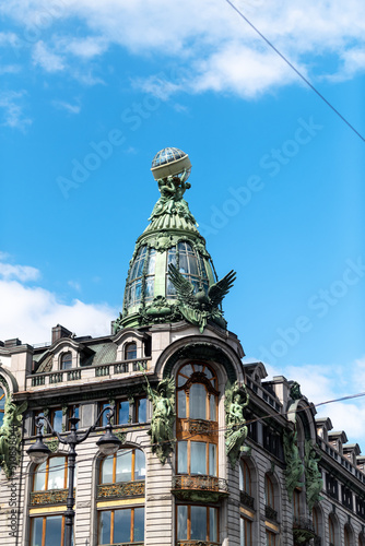 Russia, St. Petersburg, May 2022: Singer Book House on Nevsky Prospekt photo