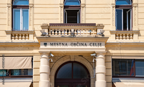 Canvas Print Celje City or National Hall