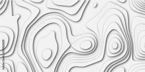 Abstract white papercut background with waves. Abstract papercut and multi layer cutout geometric pattern on vector, Abstract soft white background with waves, textured Papercut ><