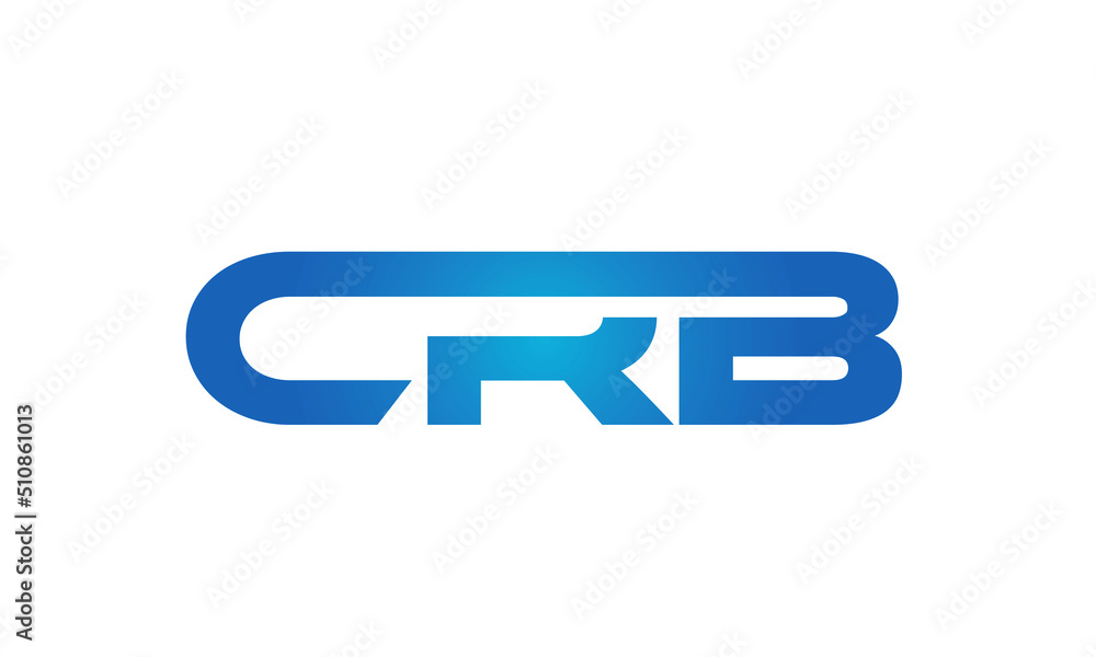 Connected CRB Letters logo Design Linked Chain logo Concept Connected CRB Letters logo Design Linked Chain logo Concept