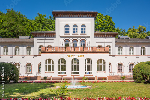 Obraz na płótnie Bath House, Bad Soden - Germany w salonie