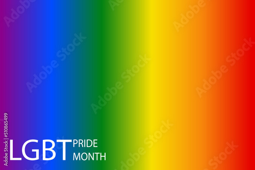 Rainbow flag. Vector. Accurate dimensions, element proportions and colors.
