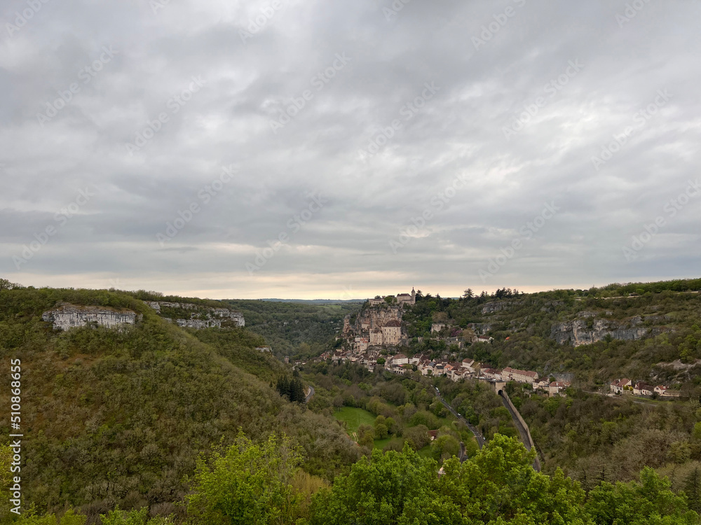 Fototapeta premium Beautiful village of Rocamadour in Lot department, southwest France
