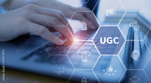 Canvas Print User generated content (UGC) concept