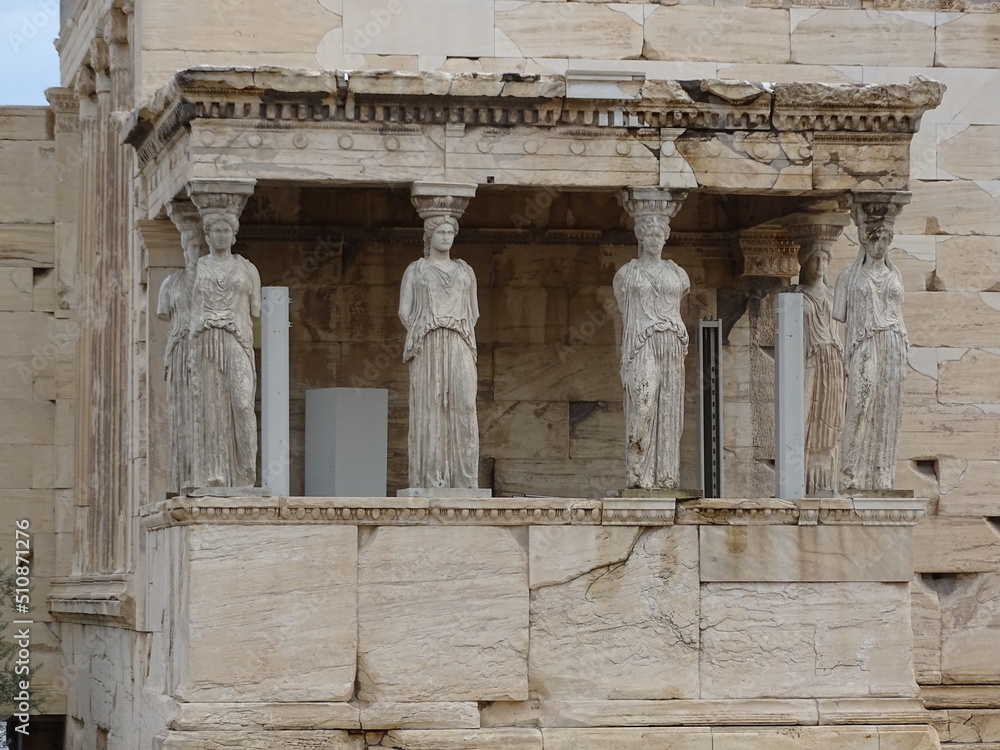 Athens, Greek, Greece, Acropolis, archeology, statues