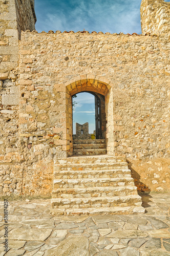 Bourtzi fortress in Nafplio Greece