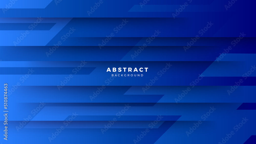 Fototapeta premium Dark blue banner geometric shapes abstract background geometry shine and layer element vector for presentation design. Suit for business, corporate, institution, party, seminar, and talks.