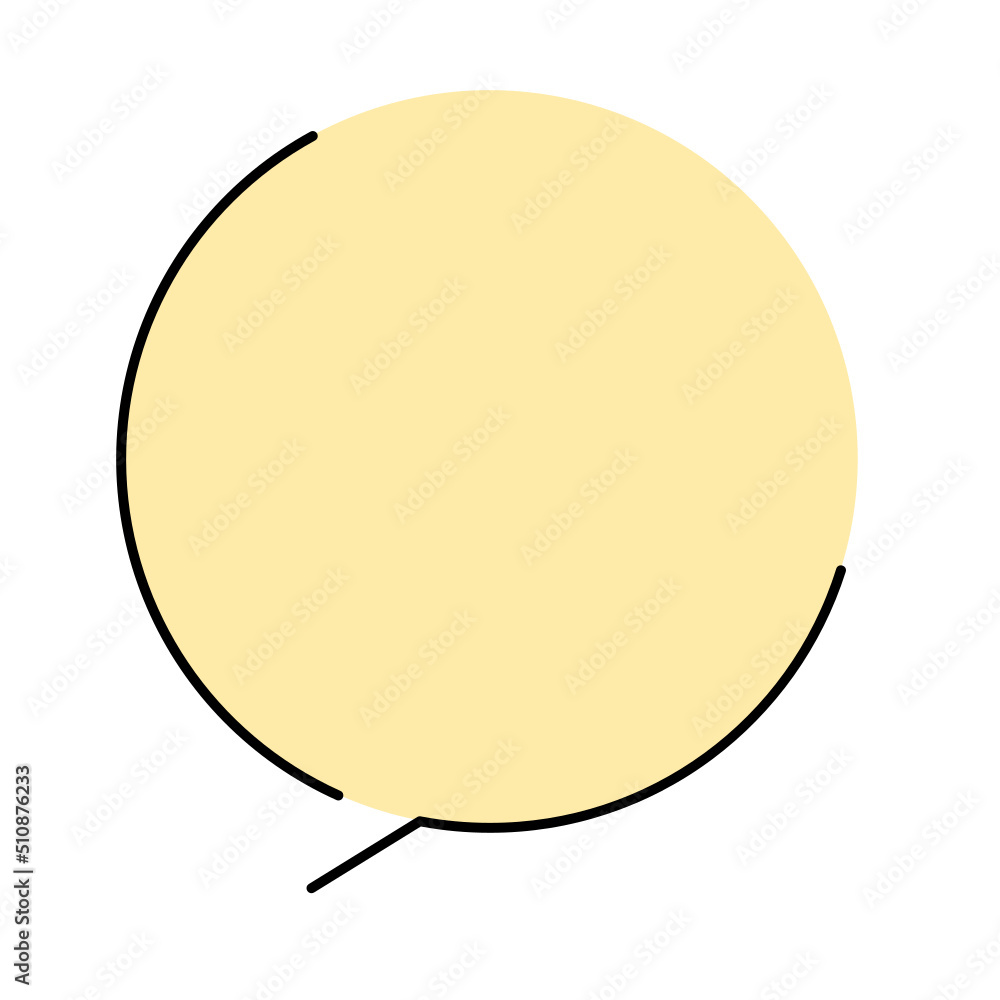 circle speech balloon
