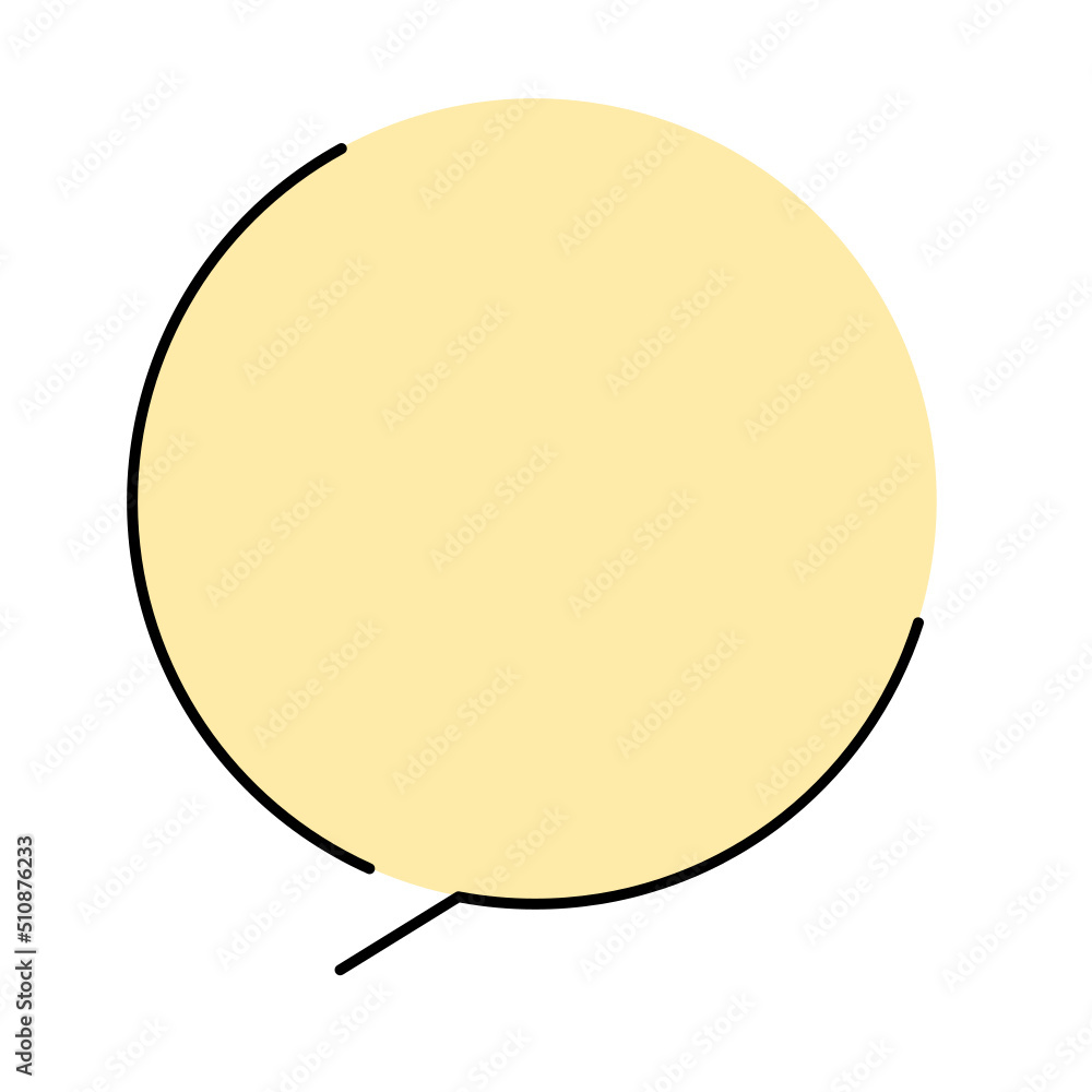 circle speech balloon
circle speech balloon