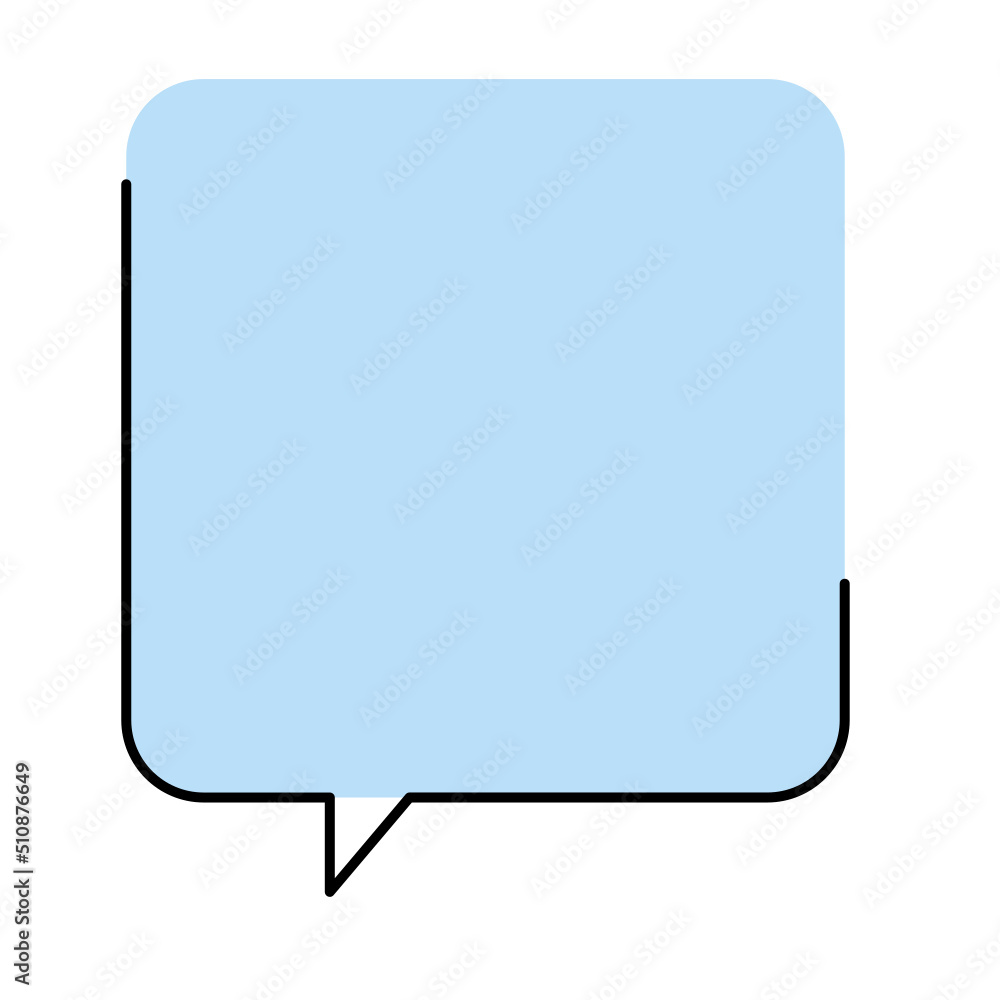 square speech balloon
square speech balloon