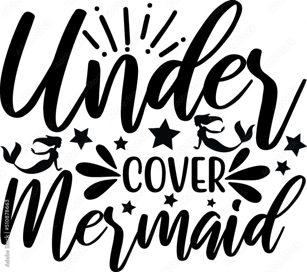 Obraz premium Mermaid svg design