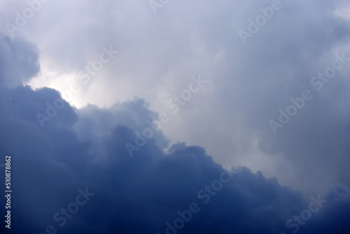 Dramatic sky with stormy clouds. Thunderstorm clouds sky background. Dramatic sky with stormy clouds