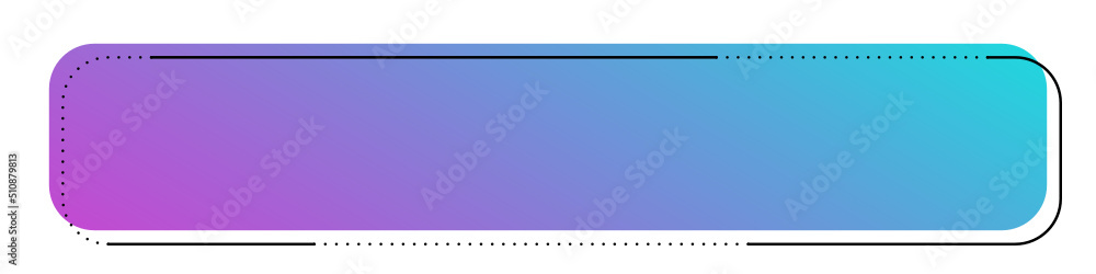 Obraz premium gradient minimal rectangle frame 