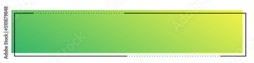 gradient minimal rectangle frame
