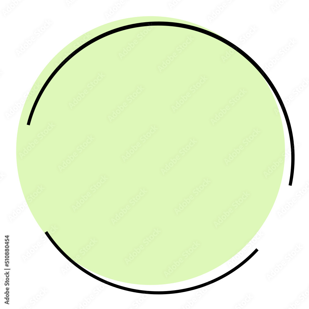 minimal circle frame
