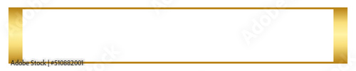 gold simple rectangle frame
