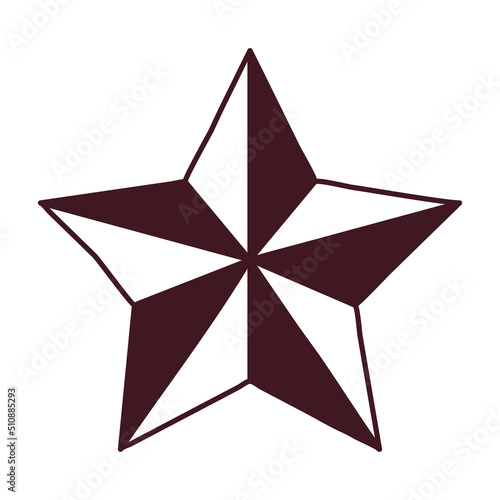star minimalist tattoo