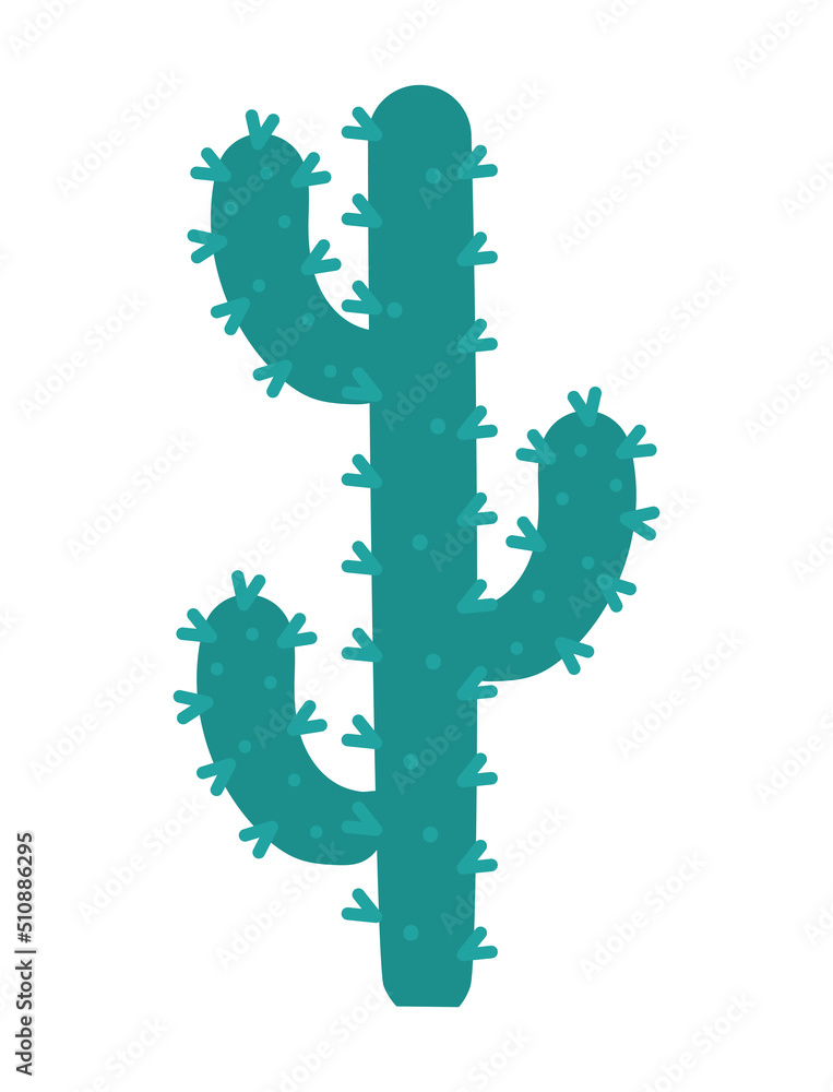 Obraz premium green cactus design