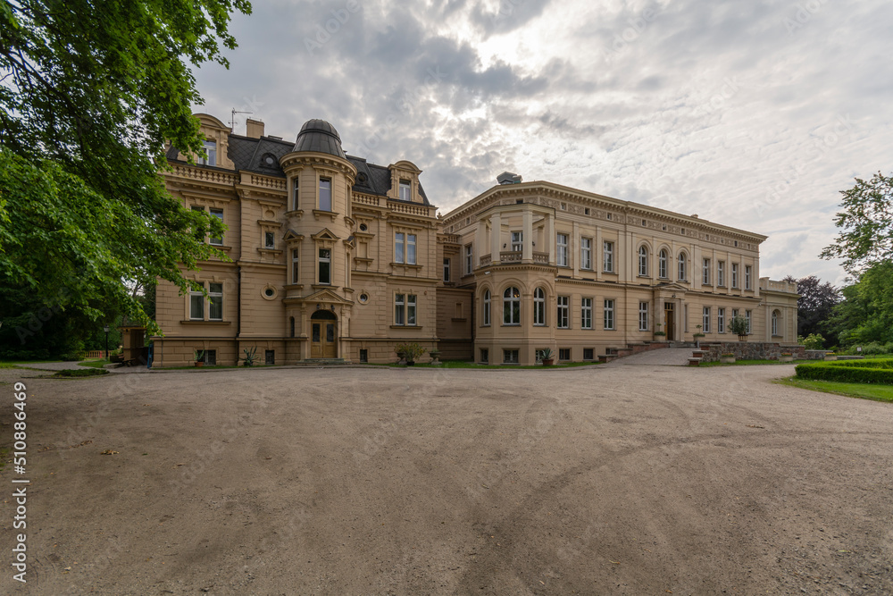 Palace and Park Complex in Ostromecko, Poland.