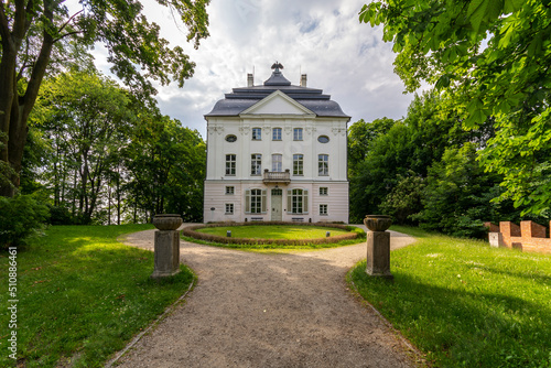 Palace and Park Complex in Ostromecko, Poland. photo