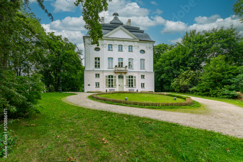 Palace and Park Complex in Ostromecko, Poland. photo