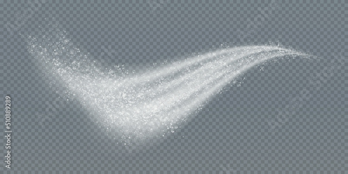 Cold winter wind texture. Holiday vector blizzard. Christmas effect of a cold blizzard. Vector PNG.	
