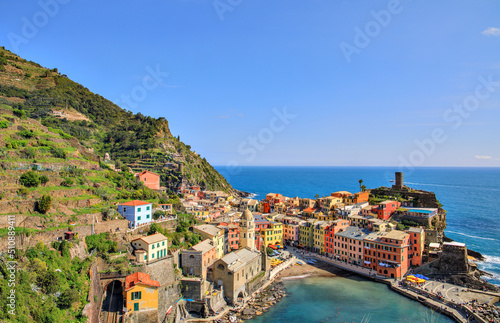 Vernazza, Cinque Terre, Riviera, Italie