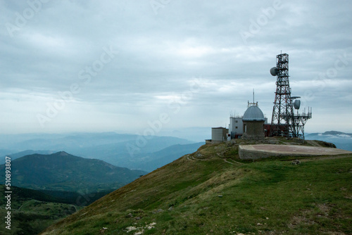 monte cimone meteorological station and climate change military air force and national research center photo