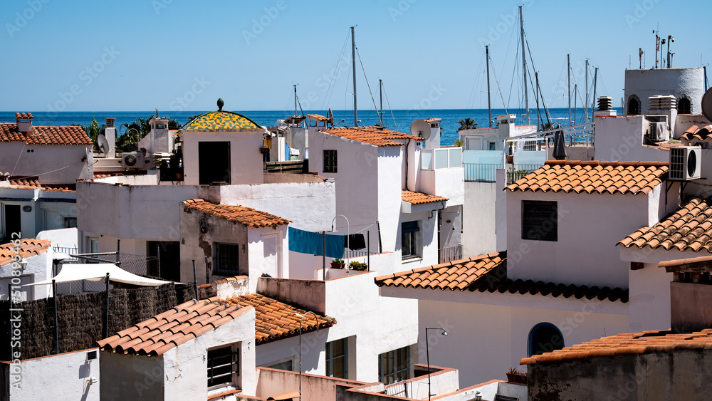 Fototapeta premium roofs of town