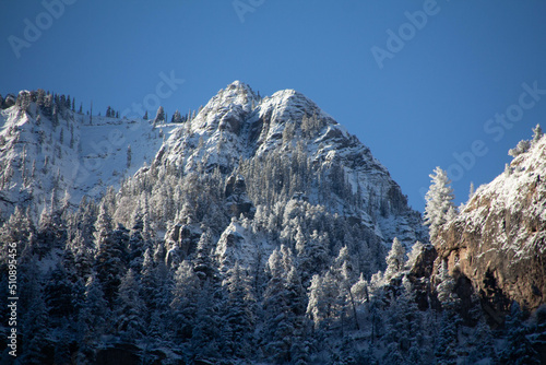Wallpaper Mural snow covered mountains Torontodigital.ca