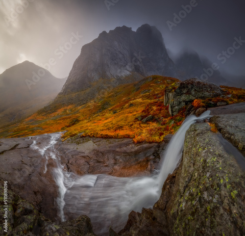waterfall in the mountains © Terje Nergård Photo