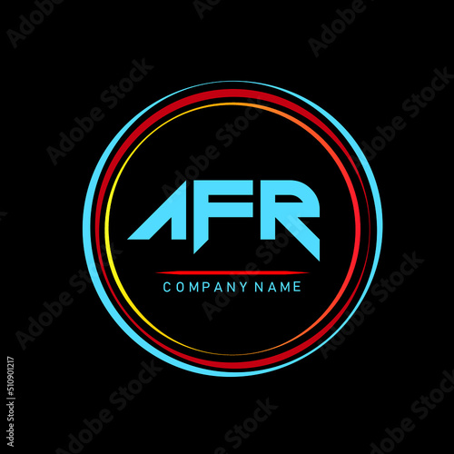 AFR,A F  R letter initial beauty monogram logo design ,fashion, creative letter logo design ,
 A F R creative letter logo design, Initials A F R Logo Linked With Circle,letter logo design,letter  photo
