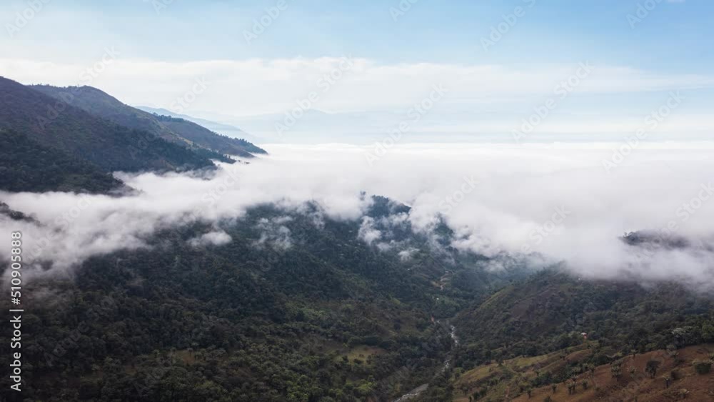 Moving Aerial Hyperlapse over mountains and clouds 4K Moving Aerial Hyperlapse over mountains and clouds 4K