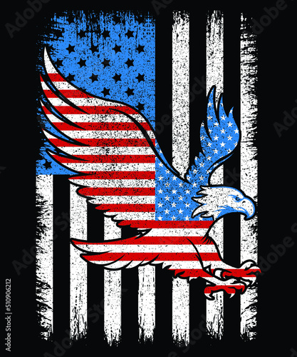 American Eagle Flag Shirt, 4th Of July Independence Day Shirt, USA Eagle Flag Shirt, American Flag Shirt, Independence Day Shirt Template 