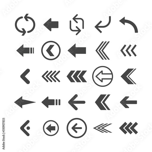 Arrow set collection. Arrows vector set icons.