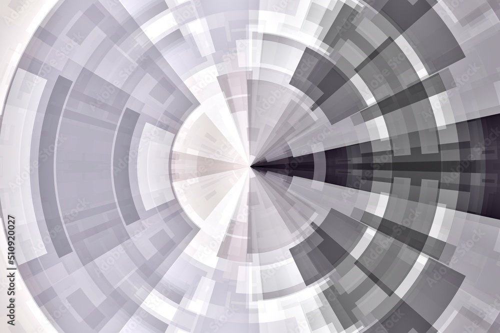 Purple and gray abstract technology circle tunnel background. Purple and gray abstract technology circle tunnel background.