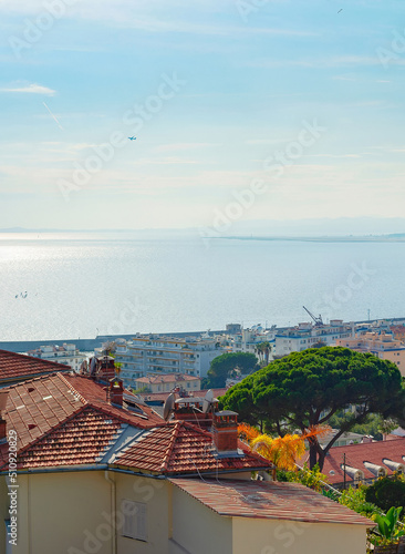 Sanremo aerial cityscape me...