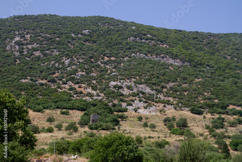 green hill view, mountain landscape, countryside, Turkey
