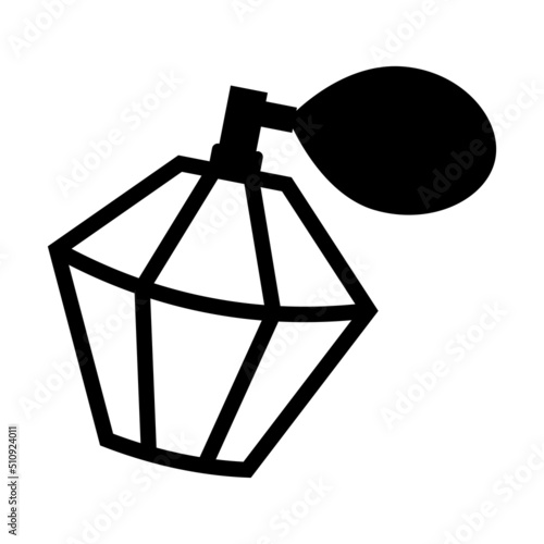Editable vector clipart of the women's perfume. EPS10