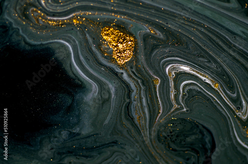 MYSTIC WAVES. Magical painting. Treasury of art. Abstract artwork.Luxury art in Eastern style. Painter uses vibrant paints to create these magic art, with addition golden glitters. MARBLE ART. 