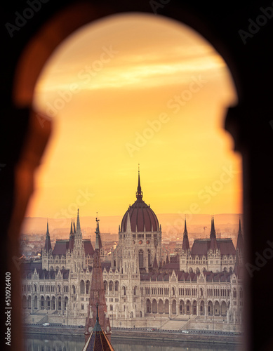 Sunset over the famous Hung...