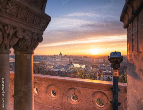 Wonderful sunset view on Bu...