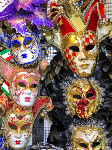 Colorful Venetian Masks