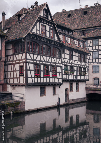Houses in the Old town of Strasbourg, France